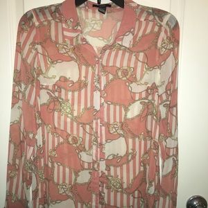 Forever 21 Nautical button-down 🚢